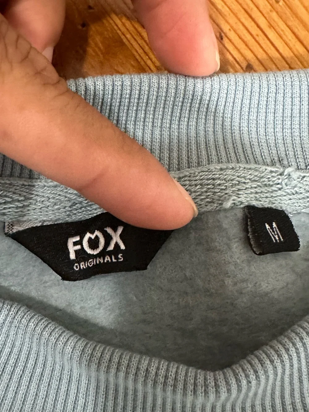 Fox Unisex Crewneck Sweatshirt in Sage Green